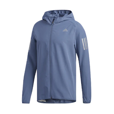 adidas Blue Running Hooded Jacket DQ2539