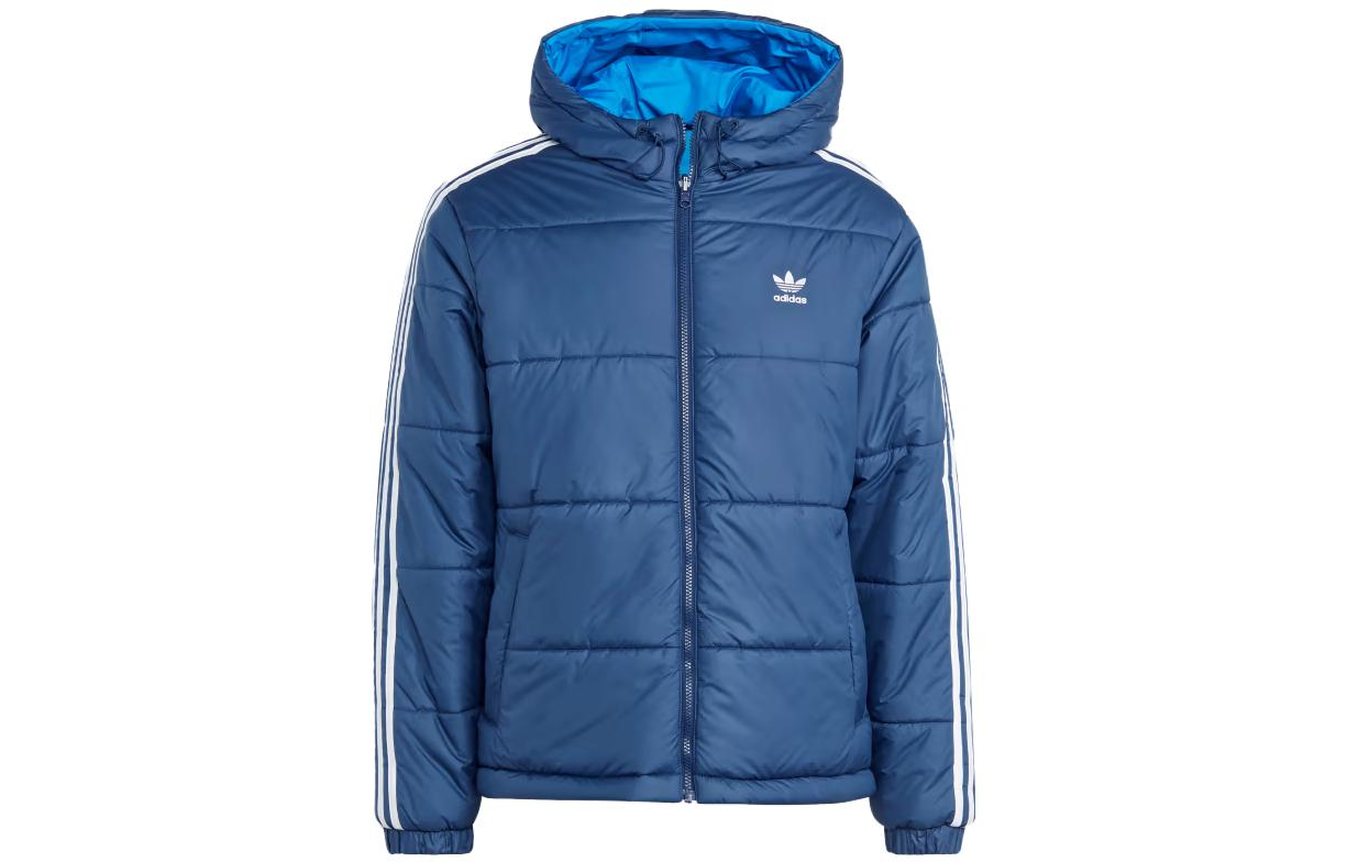 adidas Blue Three-Stripes Reversible Zip-Up Hoodie Jacket (Japan Edition) IL2583-JAPAN