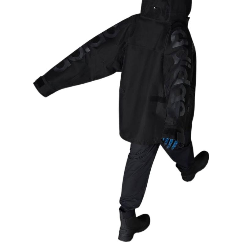 Purchase adidas Blue Version  Black Hoodie Jacket with Logo Print and Button Closure. HM2345