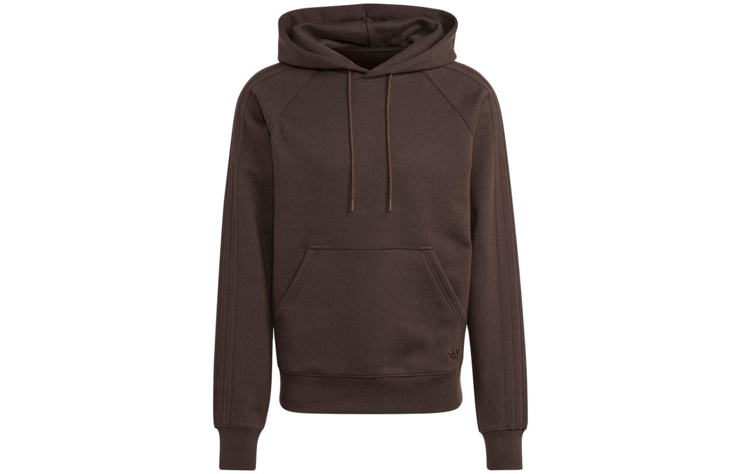 adidas Blue Version Essentials Hoodie Brown Japanese Ver Long-Sleeve Pullover IL6157-JAPAN