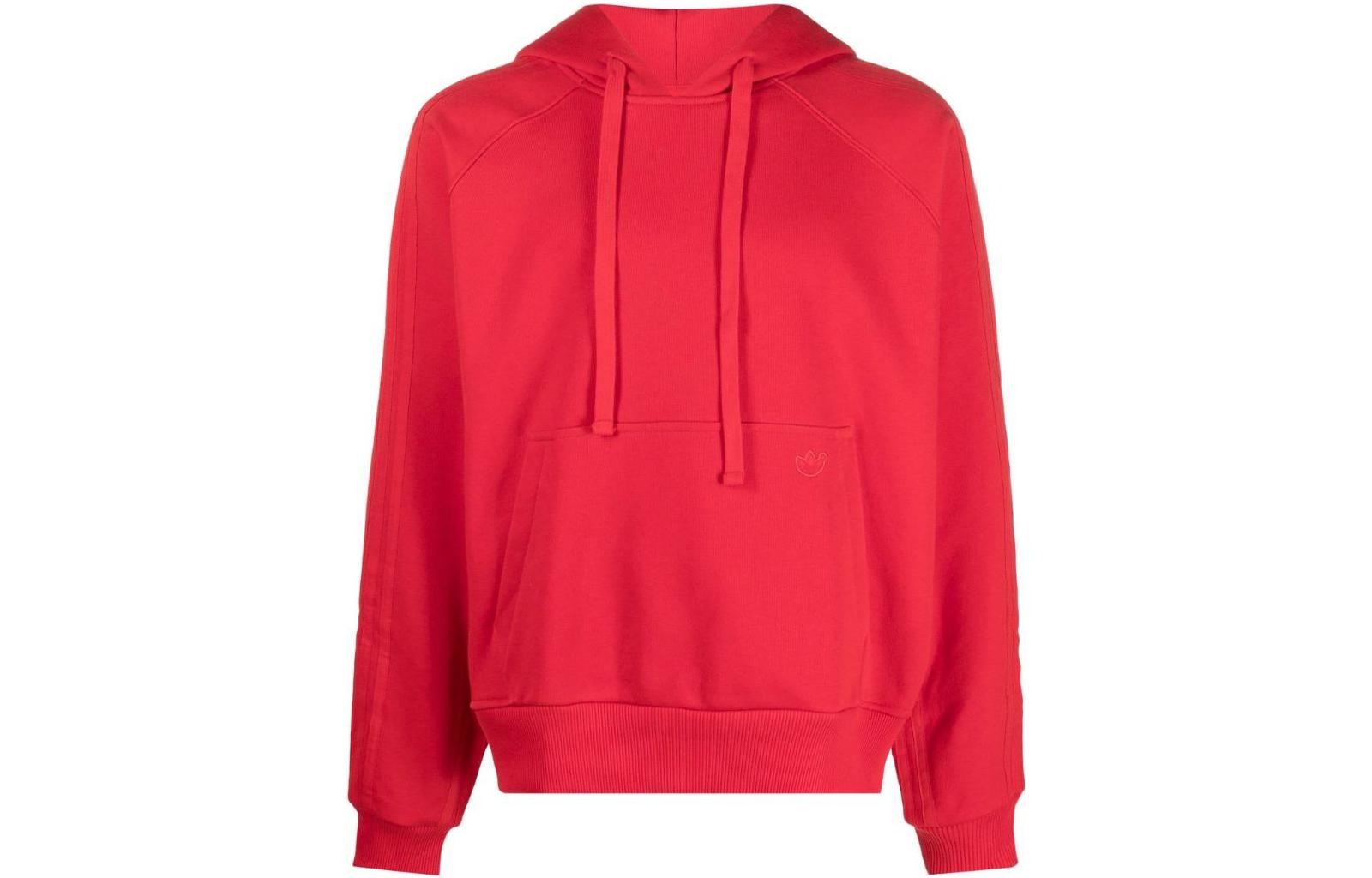adidas Blue Version Red Pullover Hoodie Long Sleeve IA2444