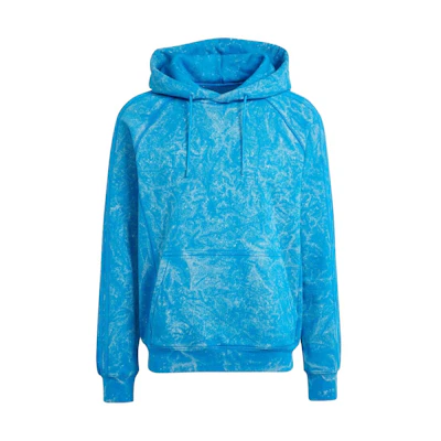 adidas Blue Version Tie-Dye Printed Hoodie Blue Long Sleeve IL9065