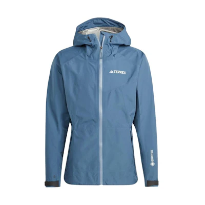 adidas Blue Waterproof Windproof Breathable Hooded Jacket HN2908