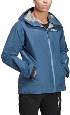 adidas Jaket Biru Anti Air Angin dengan Hoodie Tahan Napas HN2908 Lookbook adidas Jaket Biru Anti Air Angin dengan Hoodie Tahan Napas HN2908