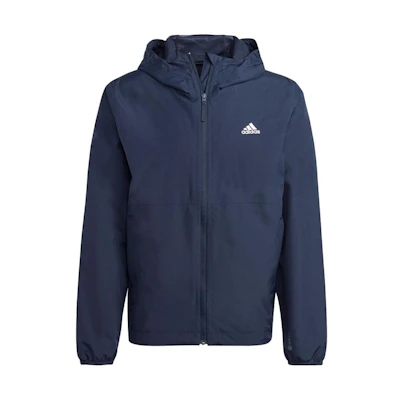 adidas Blue Zip-Up Hoodie Jacket with Logo Print (Japan Edition) HU1756-JAPAN
