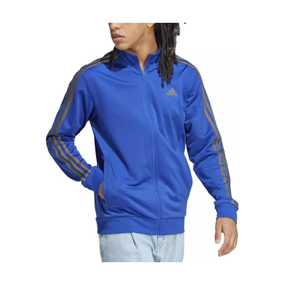 adidas Blue Zip-Up Striped Track Jacket IL1517