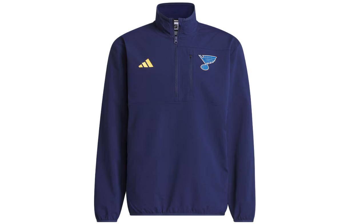 adidas Blues Fleece Pullover Sweatshirt Purple Long Sleeve Top IP5840