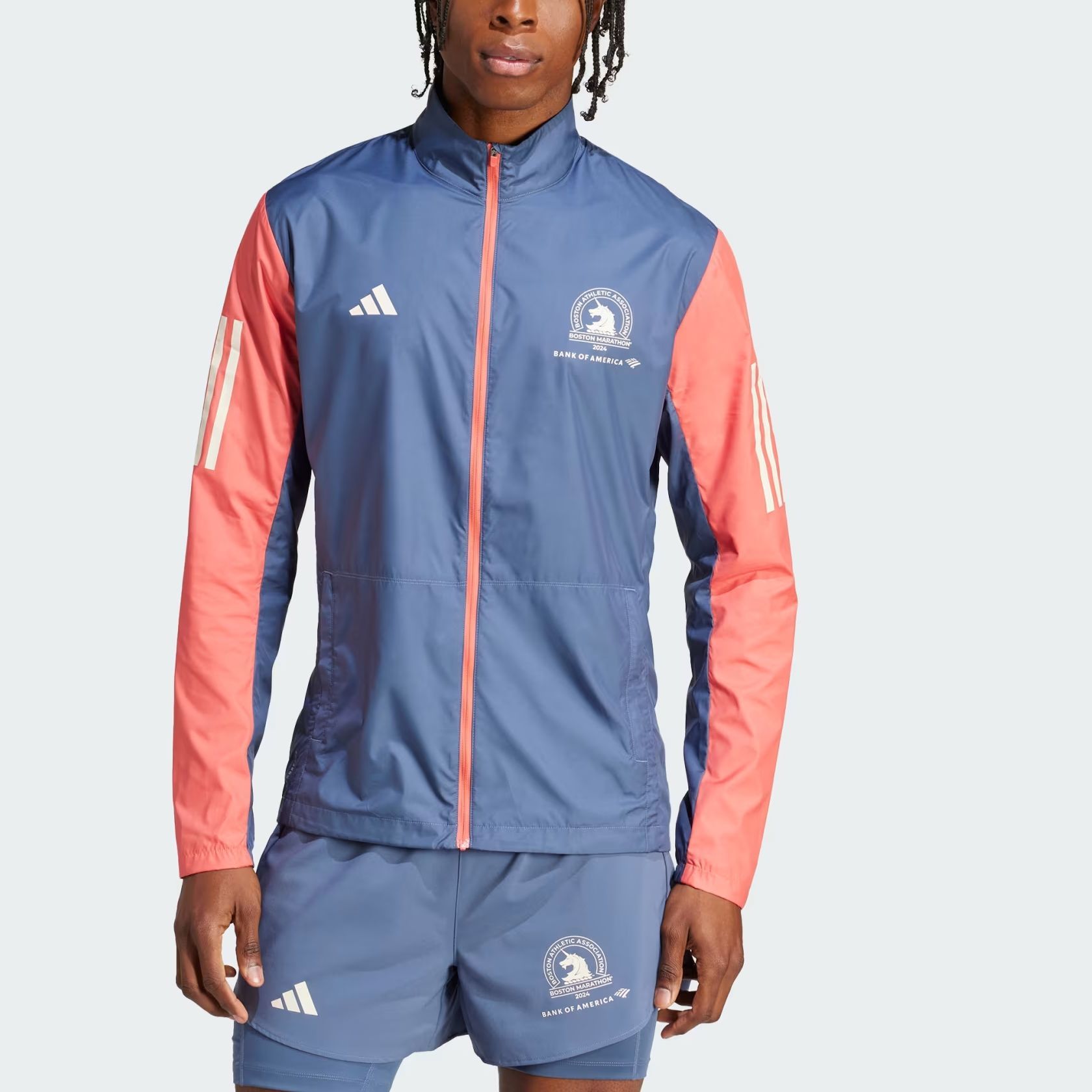 adidas BM24 Colorblock Logo Retro Striped Track Jacket for Men IT1447 圖 4