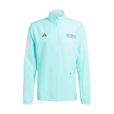 adidas BMW Berlin Marathon 2023 Legends Retro Colorblock Track Jacket Blue Men IN1334