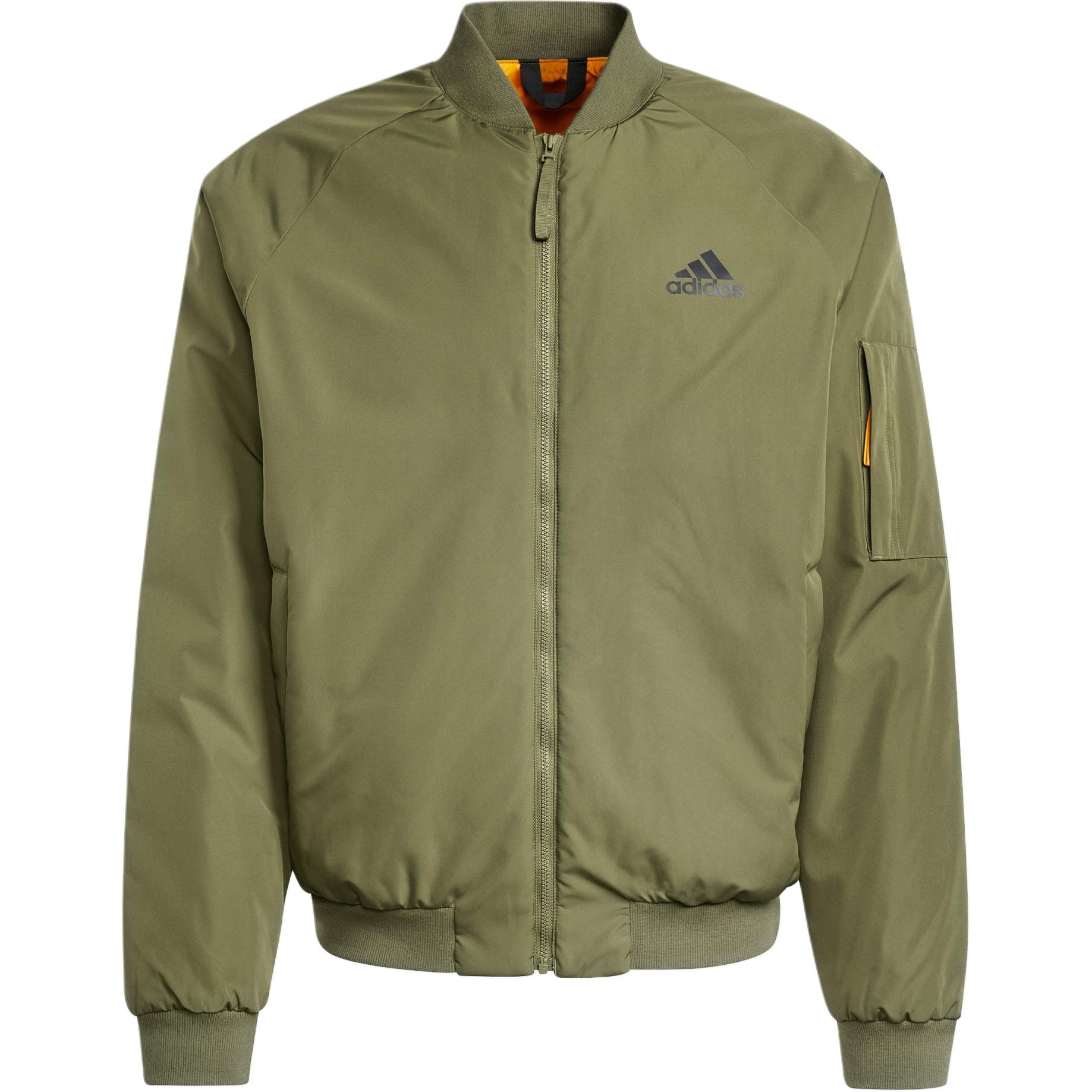 Order adidas Bomber Jacket Khaki Green Jaket Kasual Stylish Ringan Terbaru. JN4854
