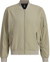 adidas BOMBER JACKET AP Casual Long Sleeve Pilot Jacket Brown for Men JP4646 adidas BOMBER JACKET AP Casual Long Sleeve Pilot Jacket Brown for Men JP4646