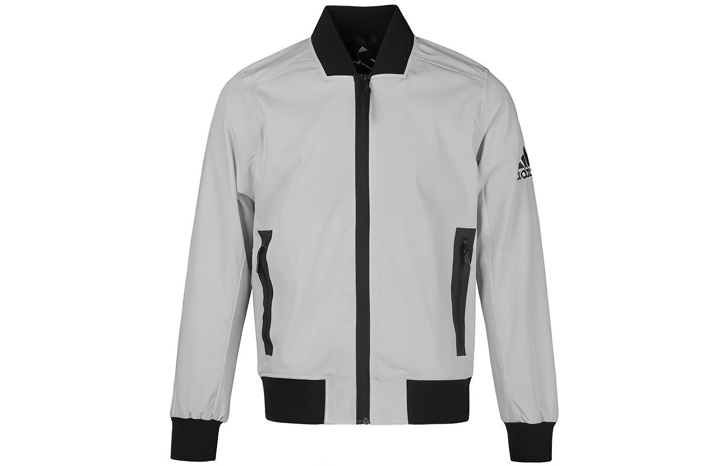 adidas Bomber WV Urban Lightweight Woven Jacket Men’s Grey DW4558