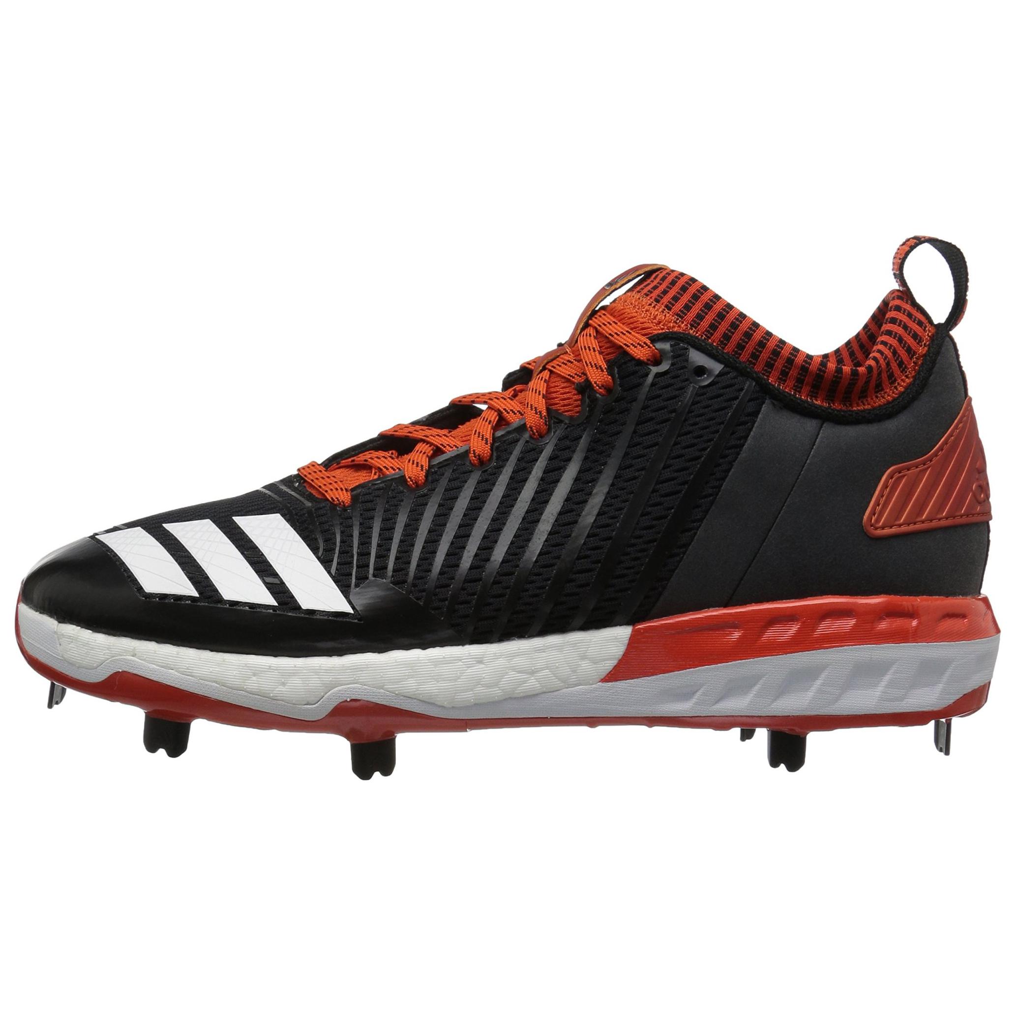 adidas Boost Icon 3 Baseball Cleats 'Black Orange' B39164