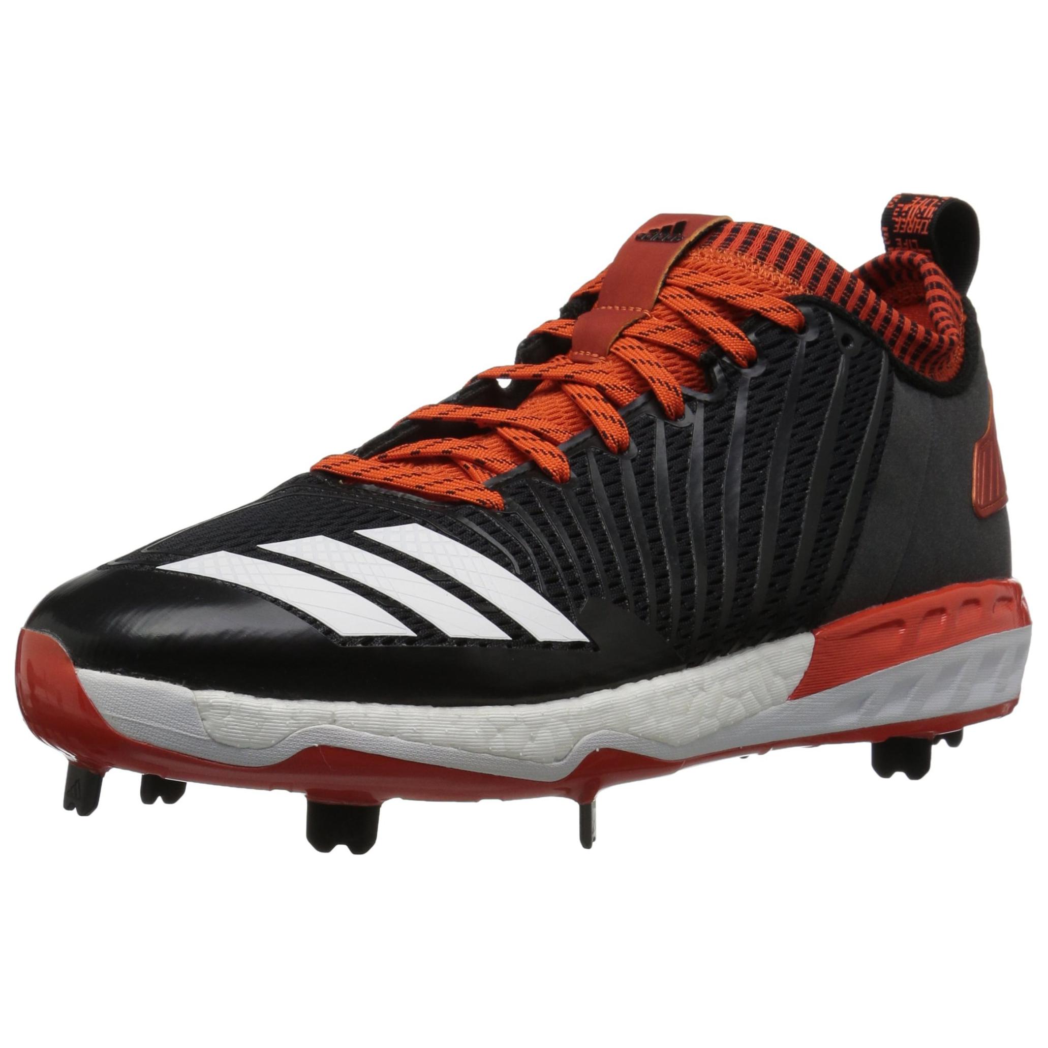 Lookbook adidas Boost Icon 3 Sepatu Baseball 'Hitam Oranye' B39164