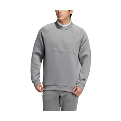 adidas BOS SPCR Sweat Half-Zip Pullover Crewneck Sweatshirt Grey () HG8302