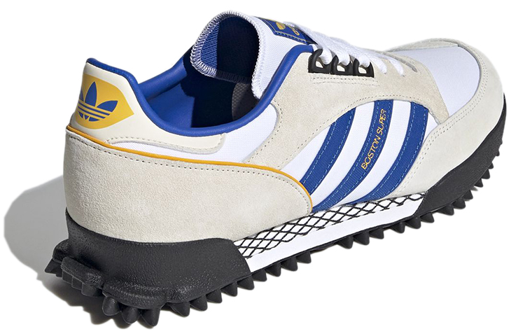 Shop 아디다스 보스턴 슈퍼 x 오리지널 마라톤 '화이트 그레이 블루' (77 characters) FY3659