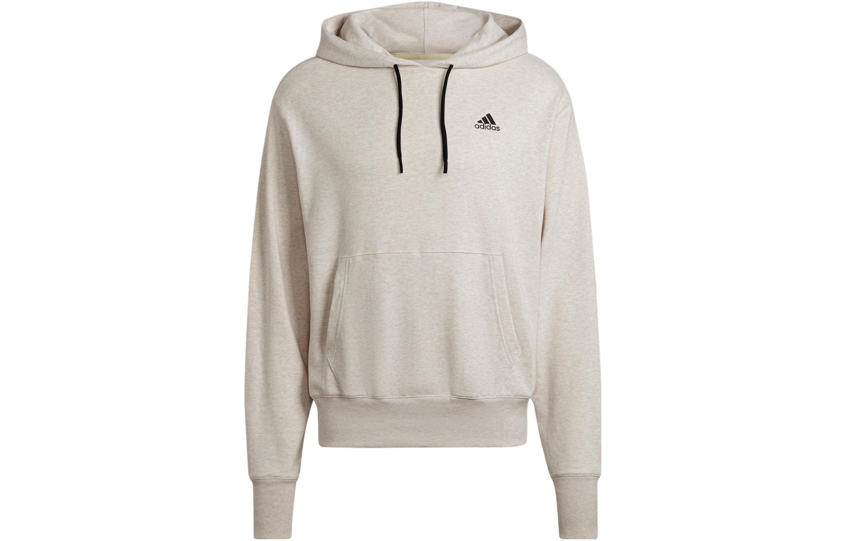 adidas Botandye Logo Hoodie Grey Pullover Casual Sweatshirt H65782