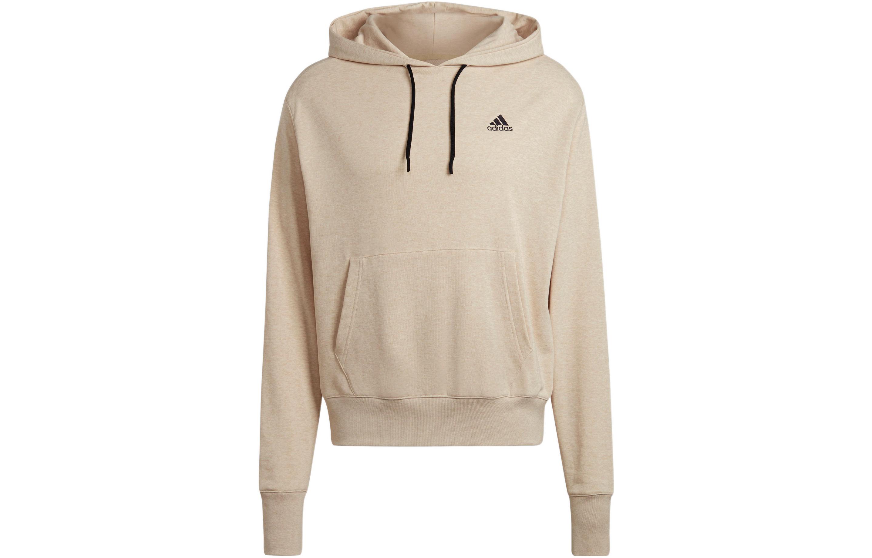 adidas Botandye Logo Pullover Hoodie Casual Light Grey HE3070