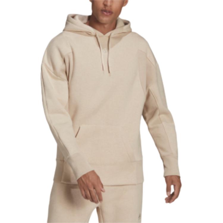 adidas Botanically Dyed Hoodie Casual Long Sleeve Pullover Khaki HB6570