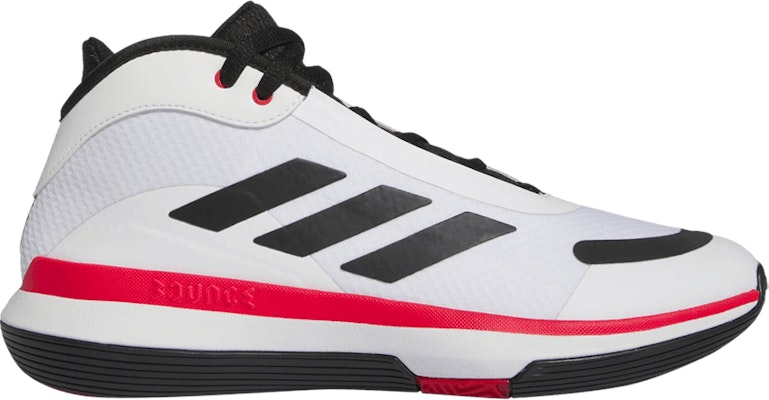 adidas Bounce Legends White Black Scarlet IE9277 IE9277