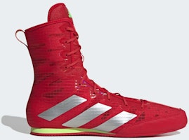 Adidas Box Hog 4 Boxing Shoes Better Scarlet/Silver Metallic/Lucid Lemon JP9846 Adidas Box Hog 4 Boxing Shoes Better Scarlet/Silver Metallic/Lucid Lemon JP9846