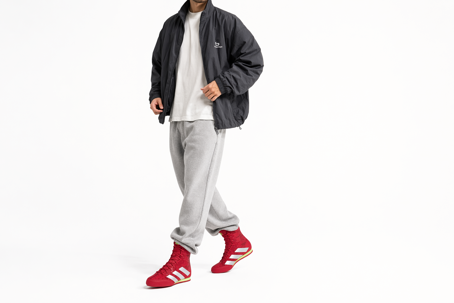 Order Adidas Box Hog 4 拳擊鞋 紅銀配色/亮銀金屬/清新檸檬 JP9846