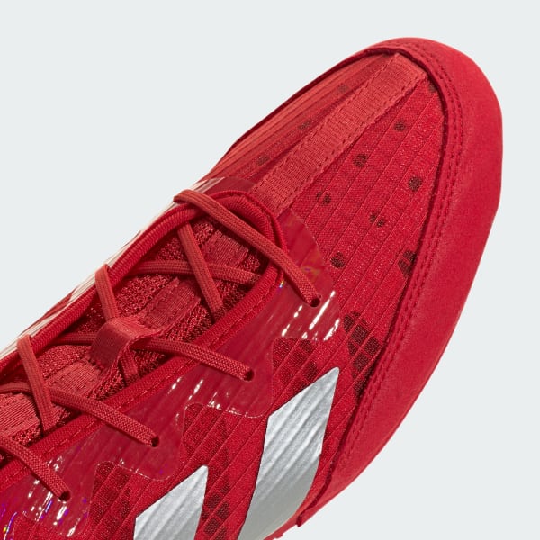 Sizing Adidas Box Hog 4 Kasut Tinju Merah/Perak/Lemon JP9846