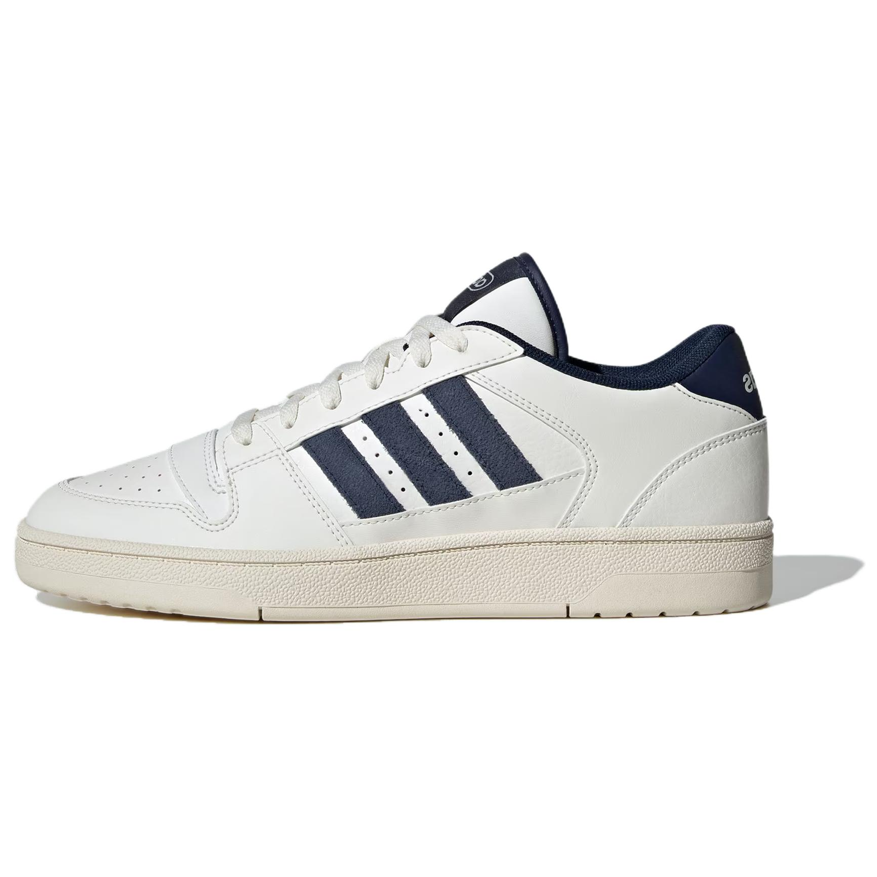 adidas Break Start Low-Top White Blue Casual Skate Shoes JI4559