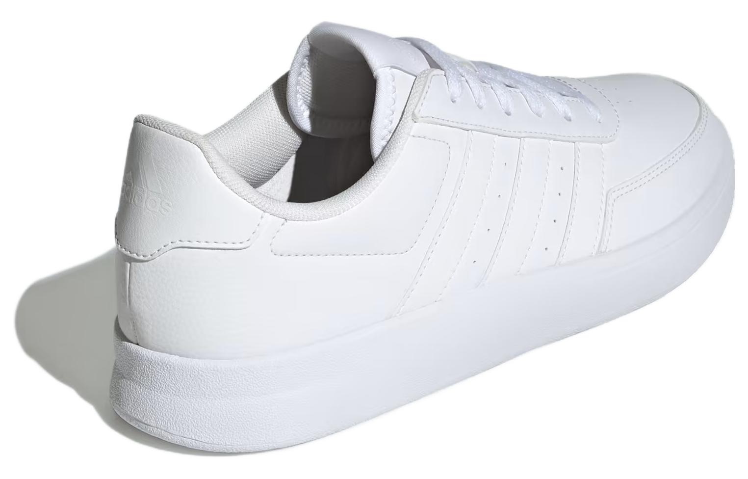 Shop adidas neo Breaknet 2.0 耐磨透氣 低筒 滑板鞋 男款 白黑