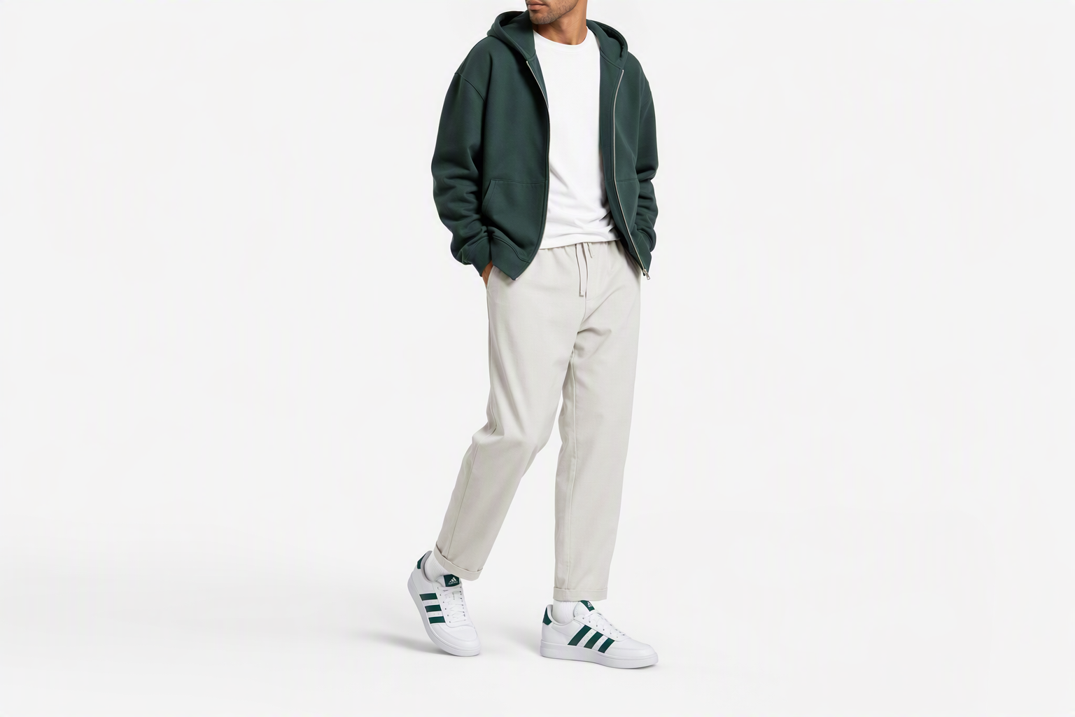 Order adidas Breaknet 2.0 Cloud White/Collegiate Green/Cloud White IG6885