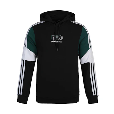 adidas BRLV HDY 2 Colorblock Pullover Hoodie Black GU0835