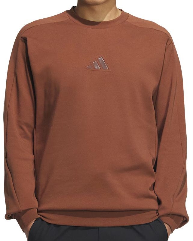 adidas-brown-logo-crewneck-sweatshirt-jz-8421
