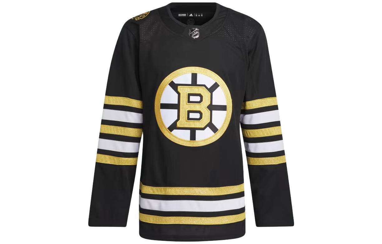 adidas Bruins Anniversary Home Jersey Retro Crewneck Sweatshirt Black Men’s IN2041