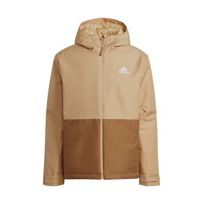 adidas BSC ST IN Logo Hooded Jacket Cardboard Yellow GN3242
