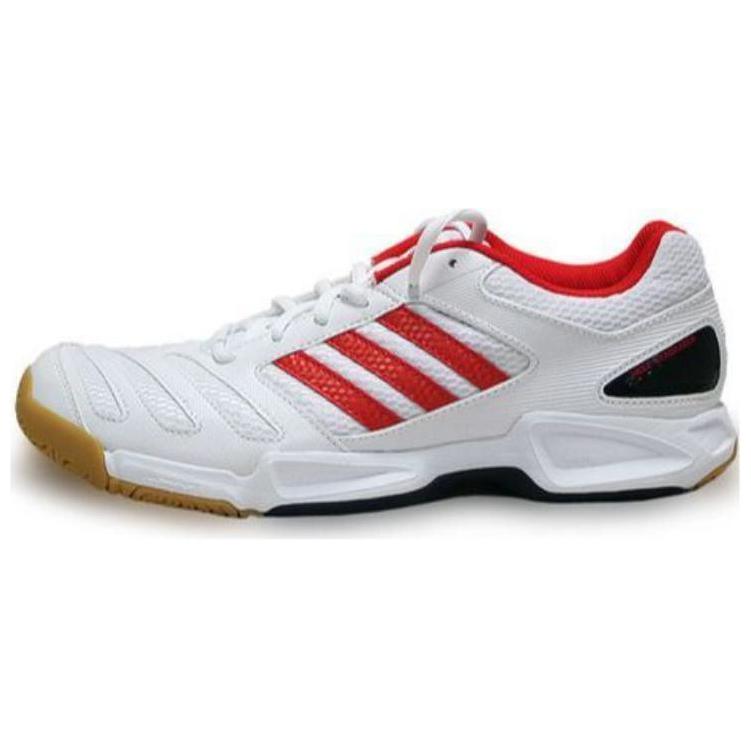 adidas BT Feather Team Red White Badminton Shoes - Lightweight & Durable G97860