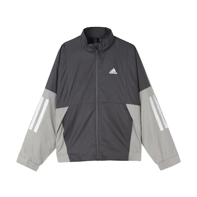 adidas BTS Light Jack Windbreaker Retro Colorblock Jacket Grey FT2442