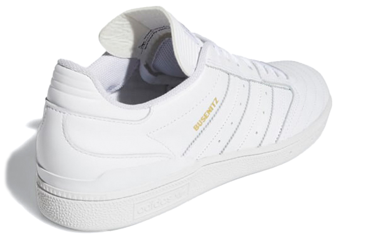 Shop adidas originals Busenitz Vulc 結構化鞋頭 低筒 滑板鞋 男款 白色
