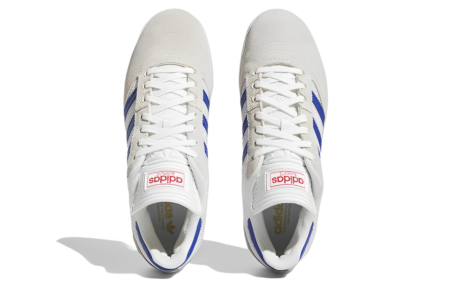 Details for adidas Busenitz 'Blanco Azul Semi Lúcido' HQ2026