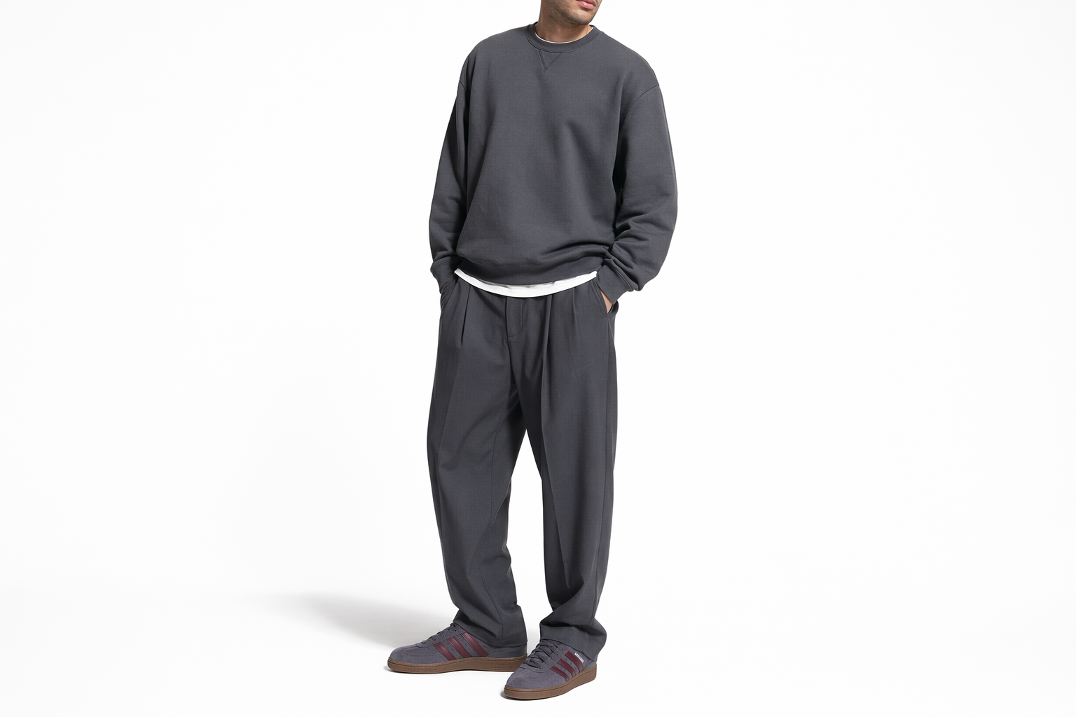 Order Adidas Busenitz Pro 滑板鞋 極光灰/酒紅/生膠 HQ7532