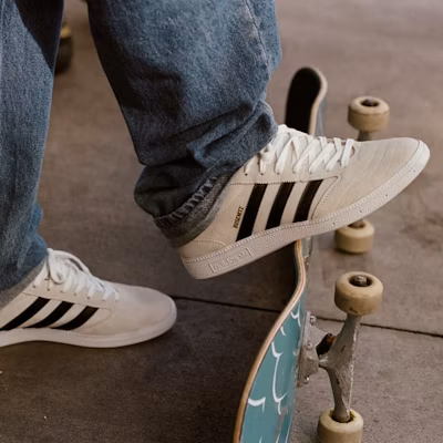 adidas Busenitz Vintage 'Crystal White' Sepatu Skateboard Pria IE3102 2