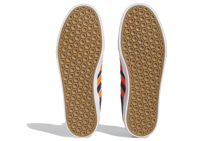 Details for adidas Busenitz Vulc 2 ''Navy Impact Orange'' Herrenschuhe HQ2018
