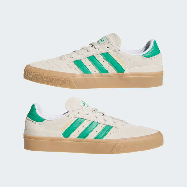 Sizing 阿迪达斯 Busenitz Vulc II 米色/绿色/橡胶底 HQ7530