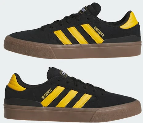 adidas Busenitz Vulc II 黑色/復古黃/橡膠咖啡 KJ0249 Sizing adidas Busenitz Vulc II 黑色/復古黃/橡膠咖啡 KJ0249