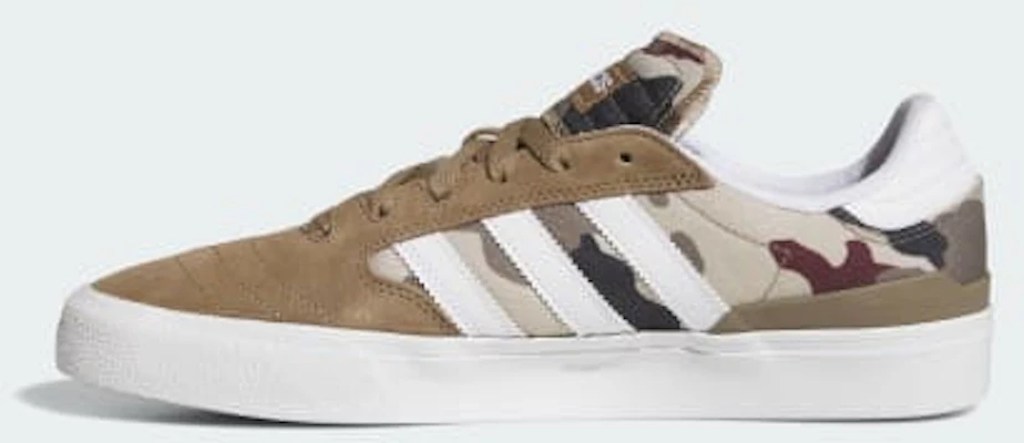adidas Busenitz Vulc II Khaki Six/Cloud White/Aurora Ink KJ0252 Details for adidas Busenitz Vulc II Khaki Six/Cloud White/Aurora Ink KJ0252