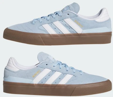 adidas Busenitz Vulc II Sepatu Skate Clear Sky/Cloud White/Gum HQ7528 Sizing adidas Busenitz Vulc II Sepatu Skate Clear Sky/Cloud White/Gum HQ7528