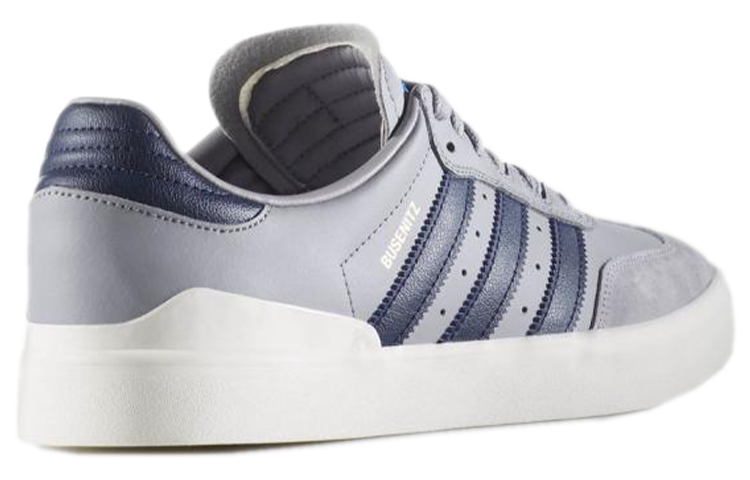 Shop adidas Busenitz Vulc Samba ED ''Hellgrau Collegiate Navy'' BY4236