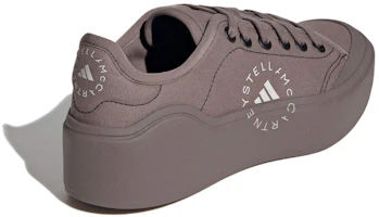 Shop adidas Stella McCartney 減震耐磨 低筒 板鞋 男女款 棕色