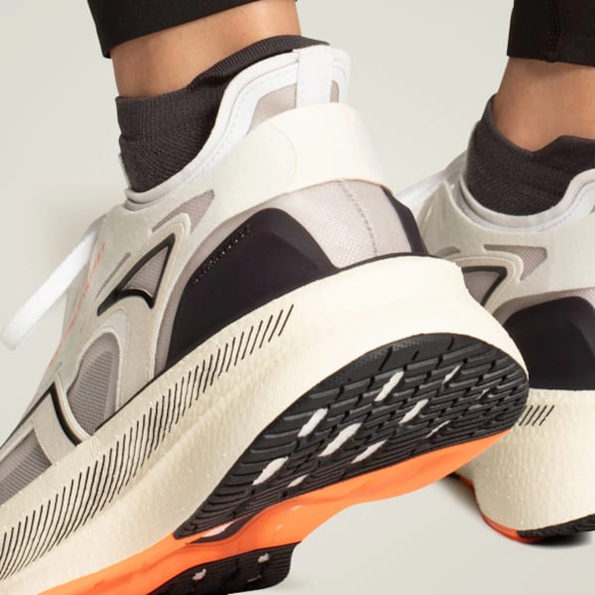 (Women) adidas by Stella McCartney Ultraboost 5 Boost Running Shoes Ivory/Grey One/Core Black