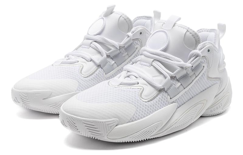 Lookbook adidas BYW Select Team 防滑抗磨 低筒 籃球鞋 男款 白色