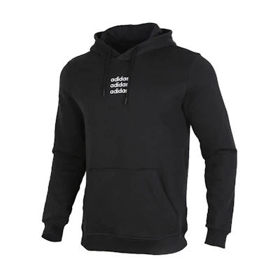 adidas C+ Hoodie Black - Casual Pullover with Logo Print GJ8936